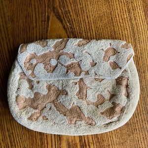 Vintage beaded wristlet